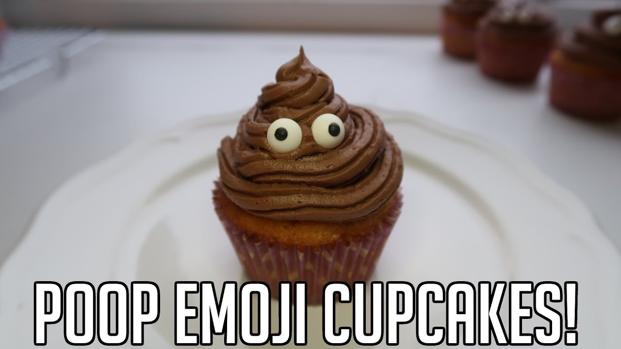 HJEMMELAGDE POOP EMOJI CUPCAKES! 💩