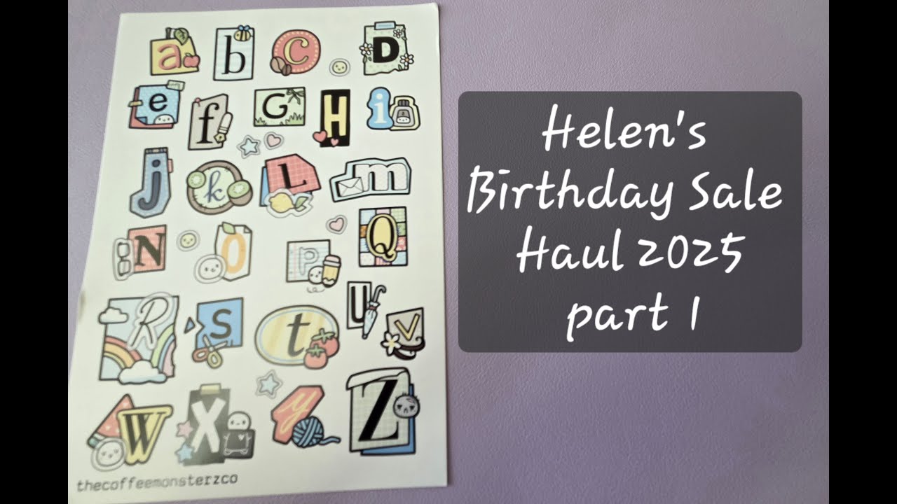 Helen's Birthday Sale Haul 2025 Part 1