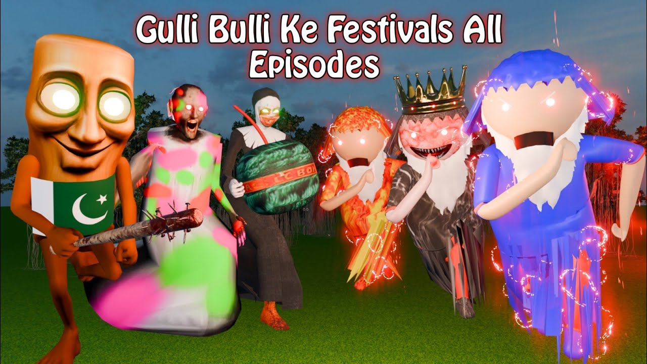 GULLI BULLI KE FESTIVALS( ALL EPISODES ) | GULLI BULLI CARTOON | MAKE JOKE SCARY