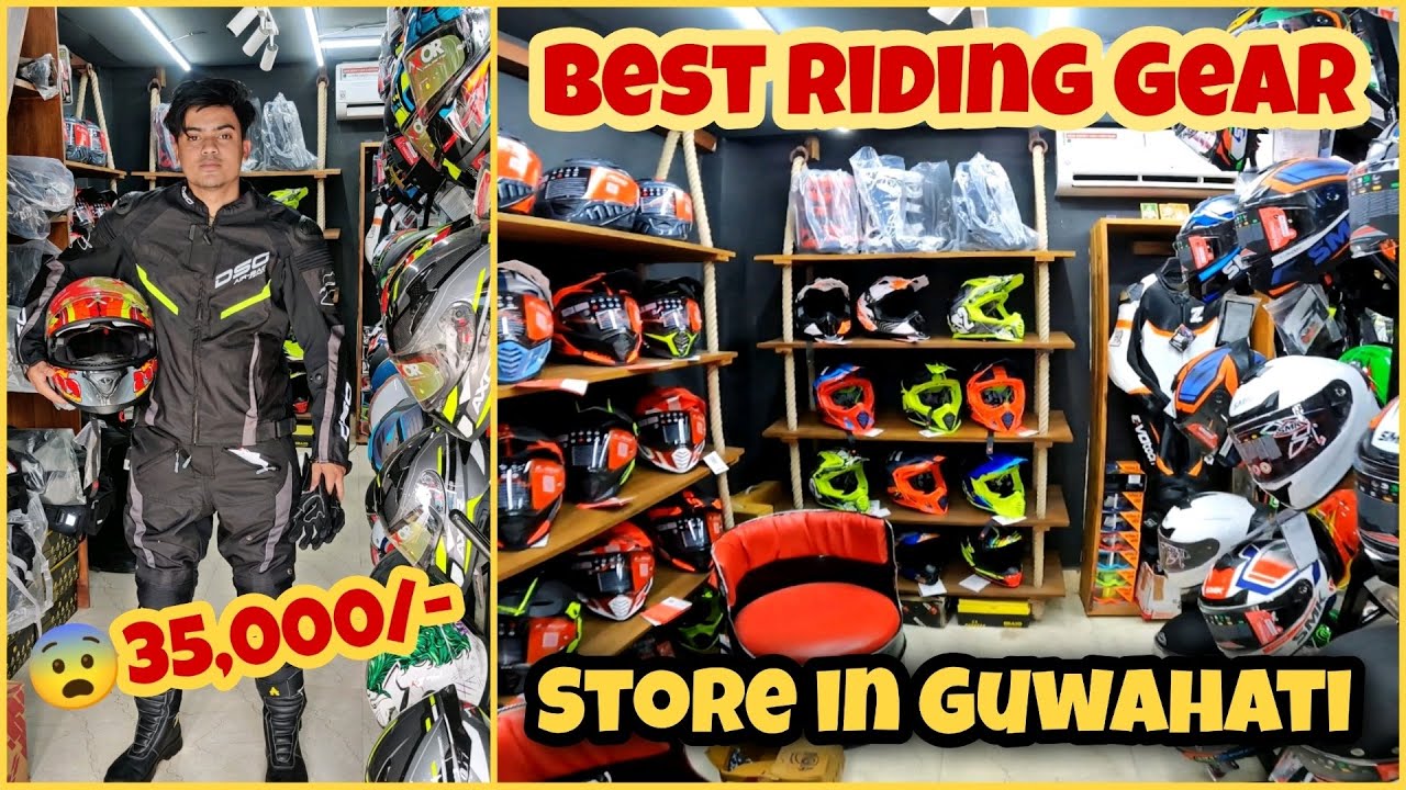 BEST RIDING GEARS STORE IN GUWAHATI || Buying rs.35,000/- riding gears #rider #guwahati #assam