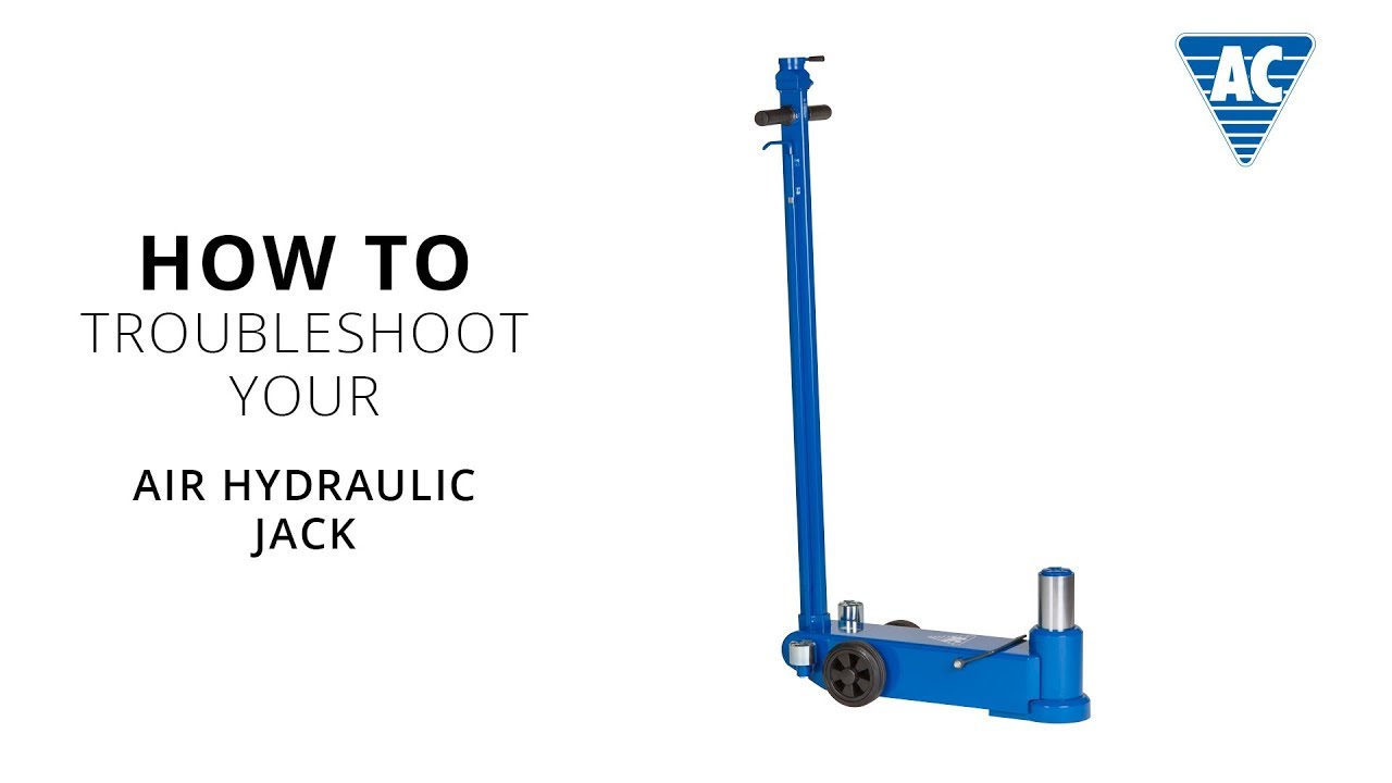 Troubleshooting your air hydraulic jack