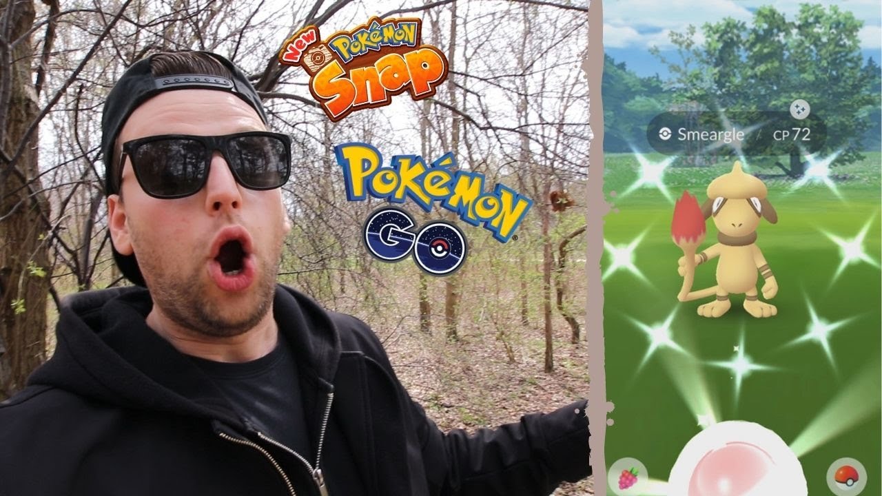 Pok&eacute;mon Go Snap Event / Shiny Smeargle Złapany! Odcinek #593