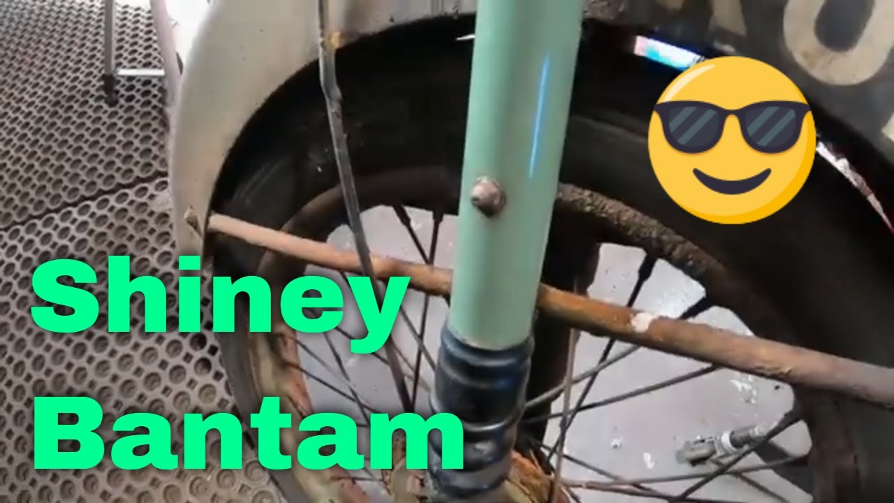 I cleaned the frame of my BSA Bantam and this is how bad it is! - ~BSA Bantam recommision project
