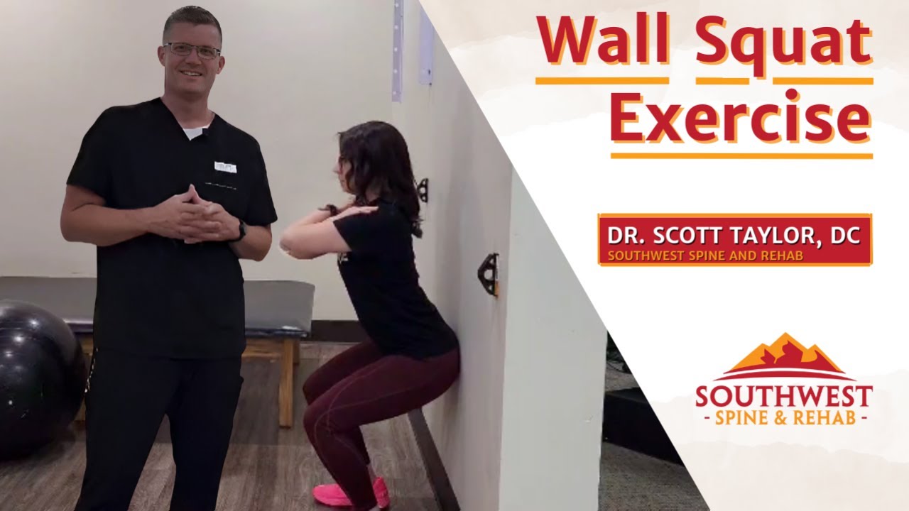 Wall Squats Exercise for Knee Pain