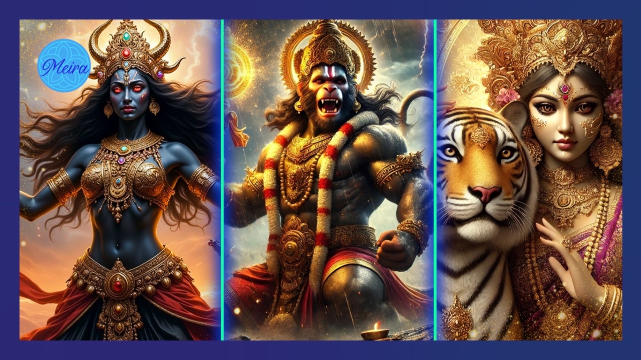 🛡️ KALI, HANUMAN Y DURGA | Mantra Triple de Protección Total Contra Todo Mal