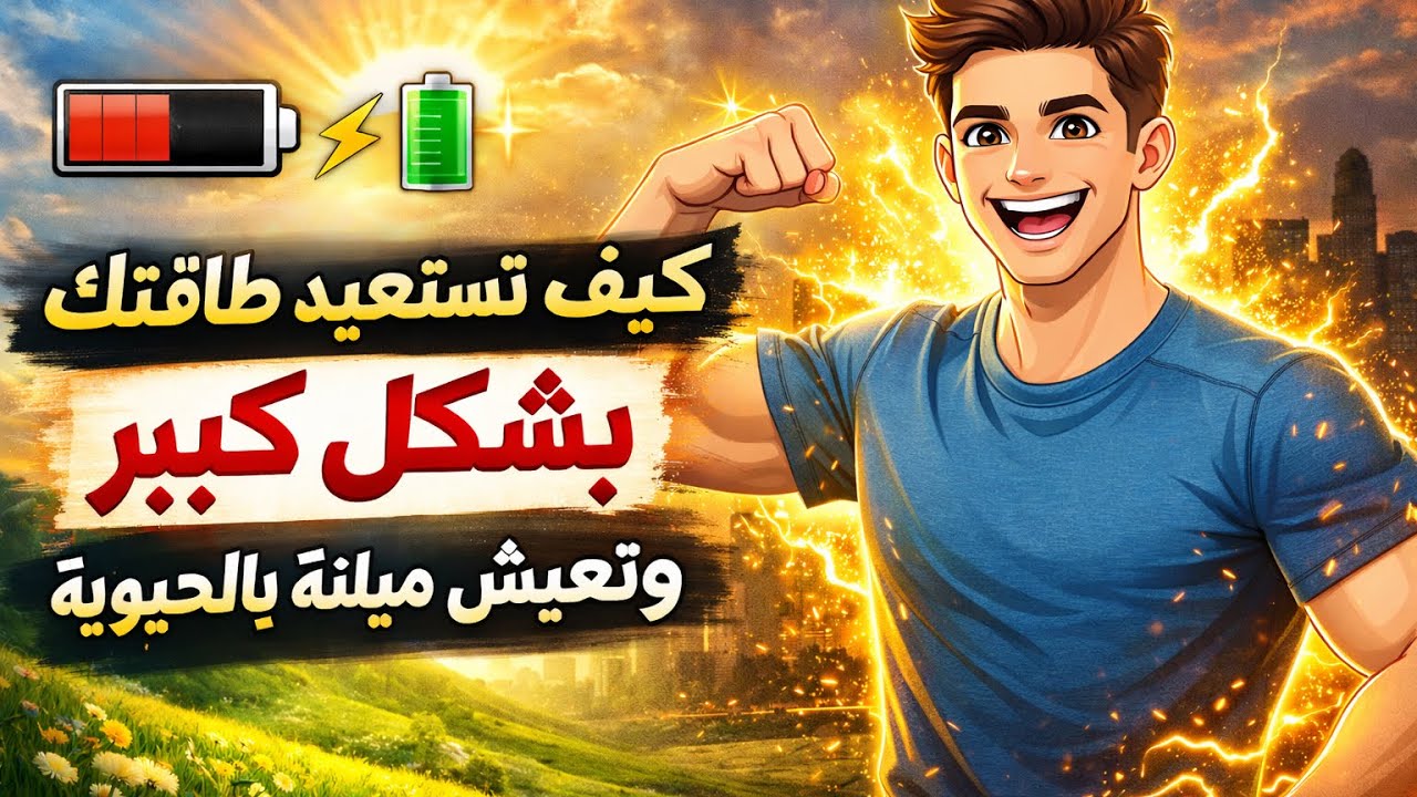 كيف تستعيد طاقتك بشكل كبير وتعيش حياة مليئة بالحيوية