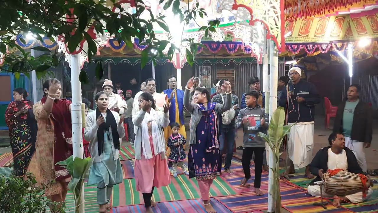 সন্ধ্যা আরতি আমাদের উৎসব প্রাঙ্গনে ব্রাহ্মণবাড়িয়া নবীনগর নারই গ্রাম 