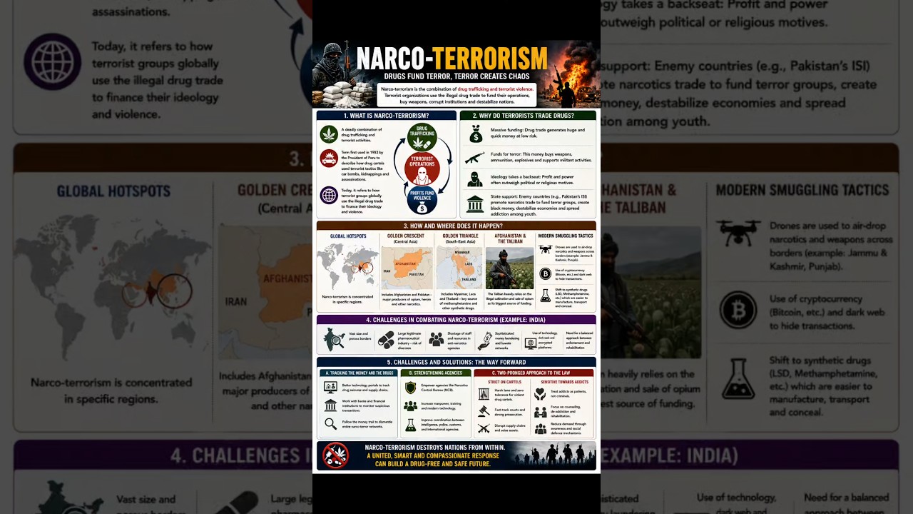 💊💣 Narco-Terrorism: When Drugs Fund Violence