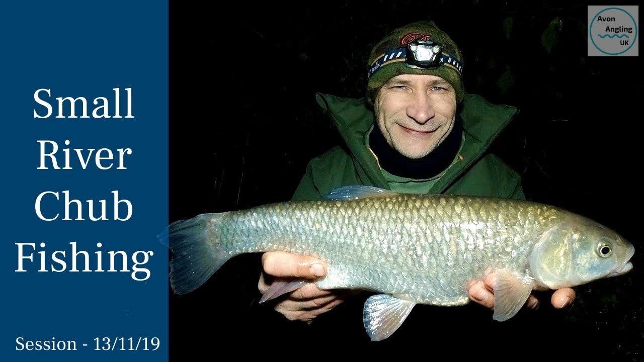 Chub Fishing  - Small River Fishing in Cold Brown Flood Water - 13/11/19 (Video 134)