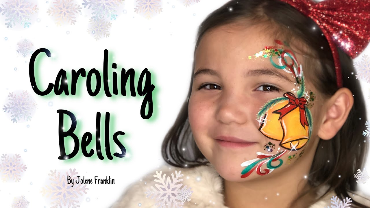 Caroling Bells Face Paint Tutorial | By Artist Jolene Franklin