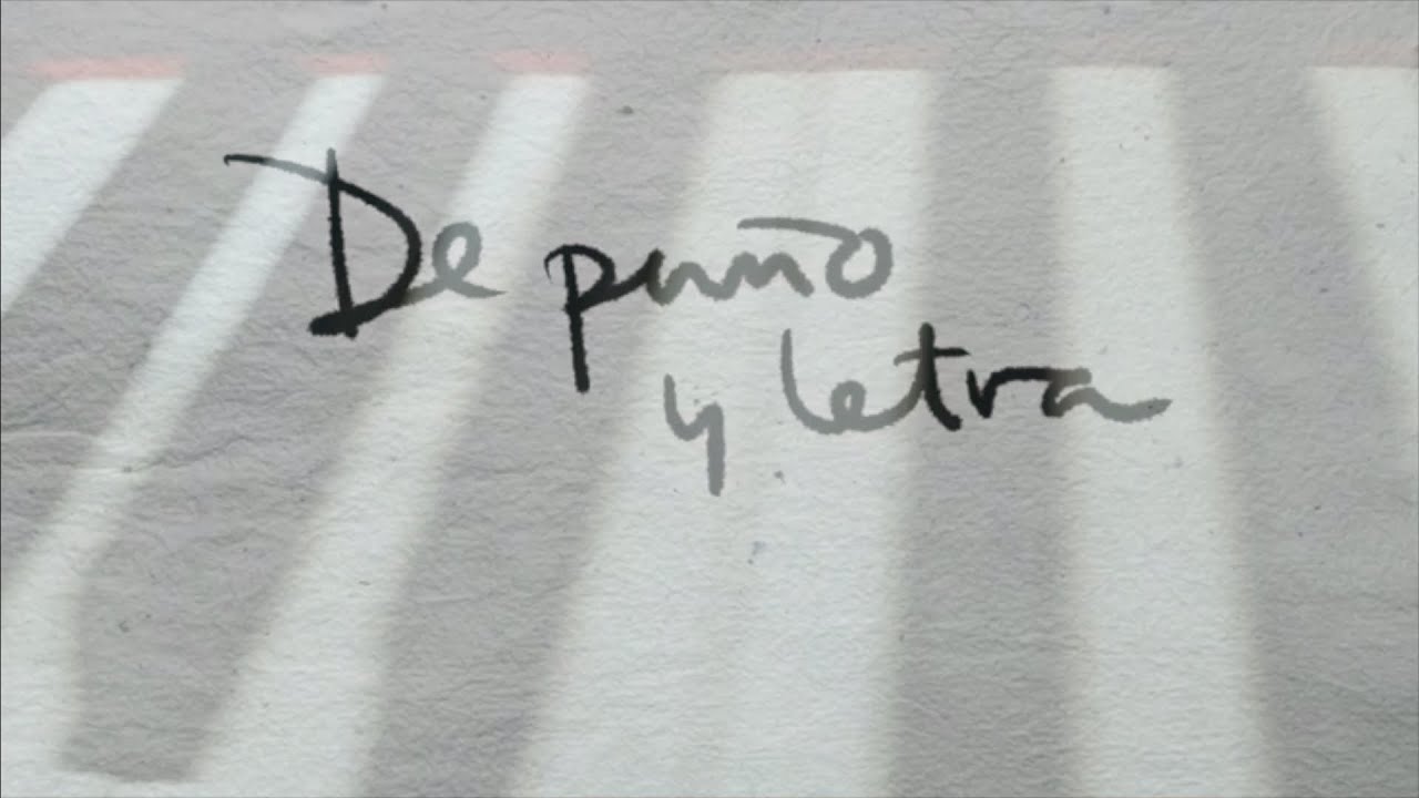 DE PUÑO Y LETRA- GEMMA MATEO (VIDEOCLIP)