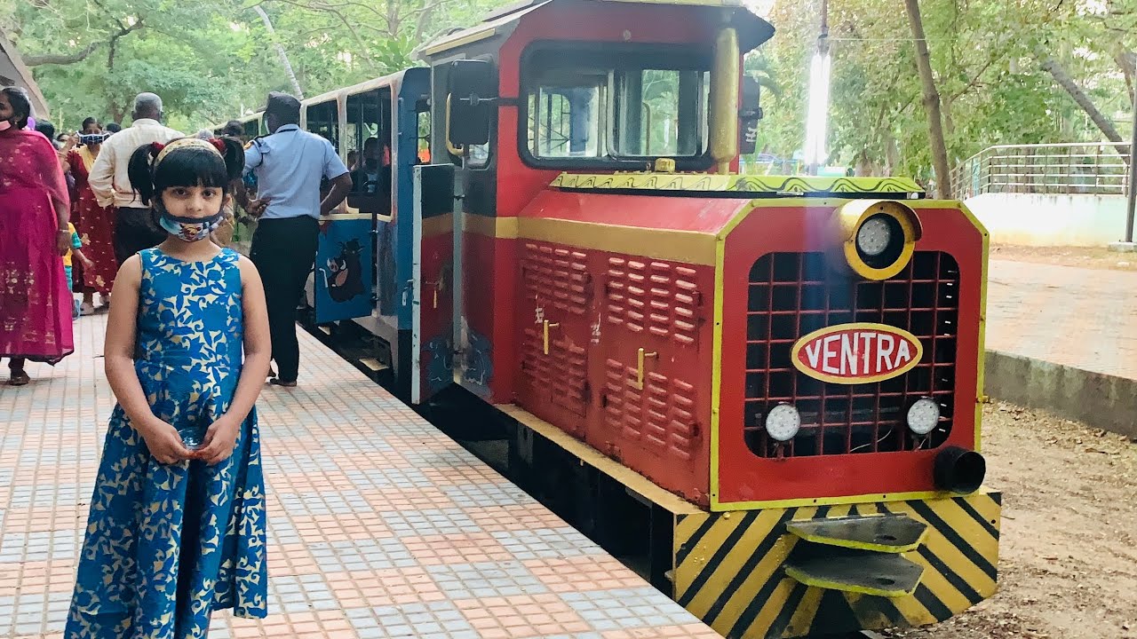 Toy train Pondicherry botanical garden