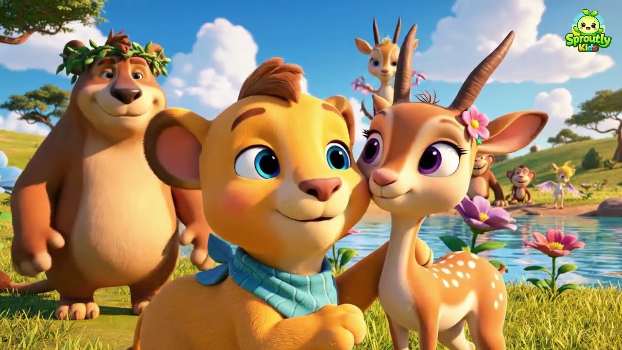 French | 🦁 Le petit lion qui ne pouvait pas rugir | 🦁 The Baby Lion Who Couldn’t Roar | life story