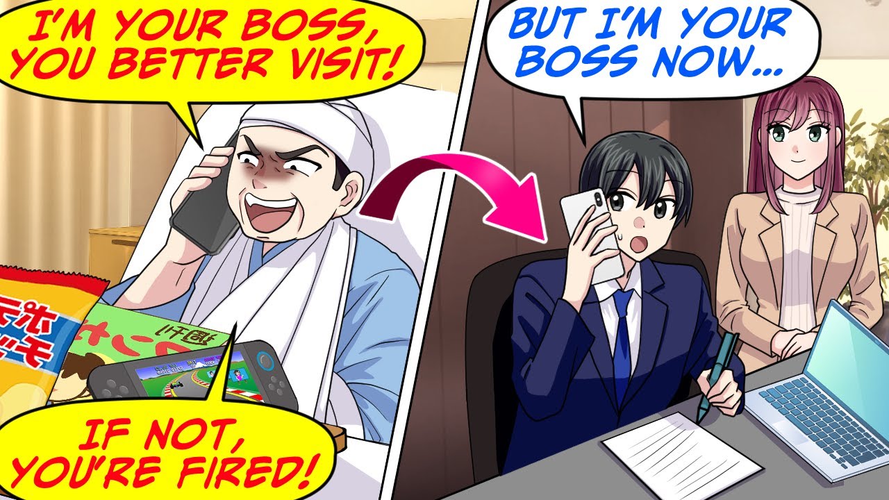 My Boss Demanded I Visit Him in the Hospital! But in Reality…[RomCom Manga Dub]