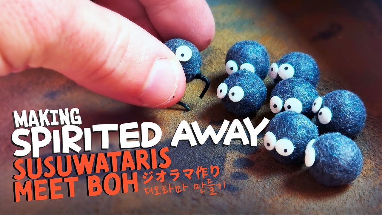 Making an ICONIC SCENE from SPIRITED AWAY with POLYMER CLAY
