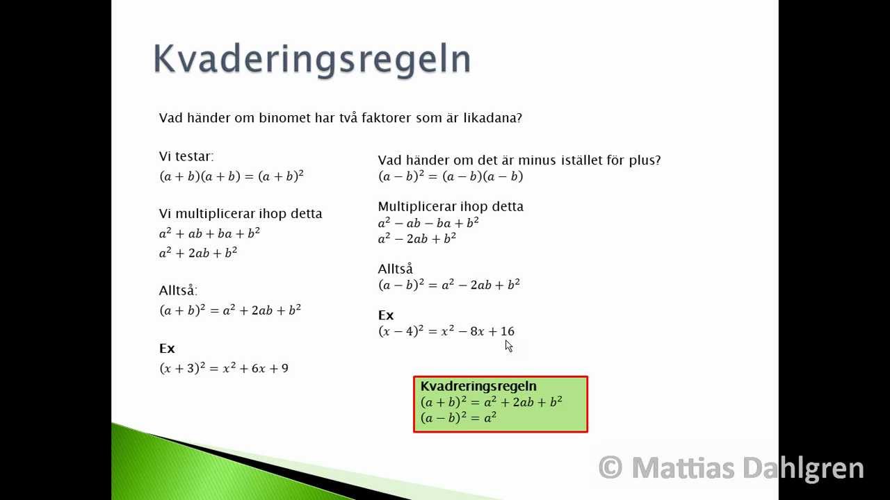 Matematik 2c - Sammanfattning - Kapitel 2.wmv