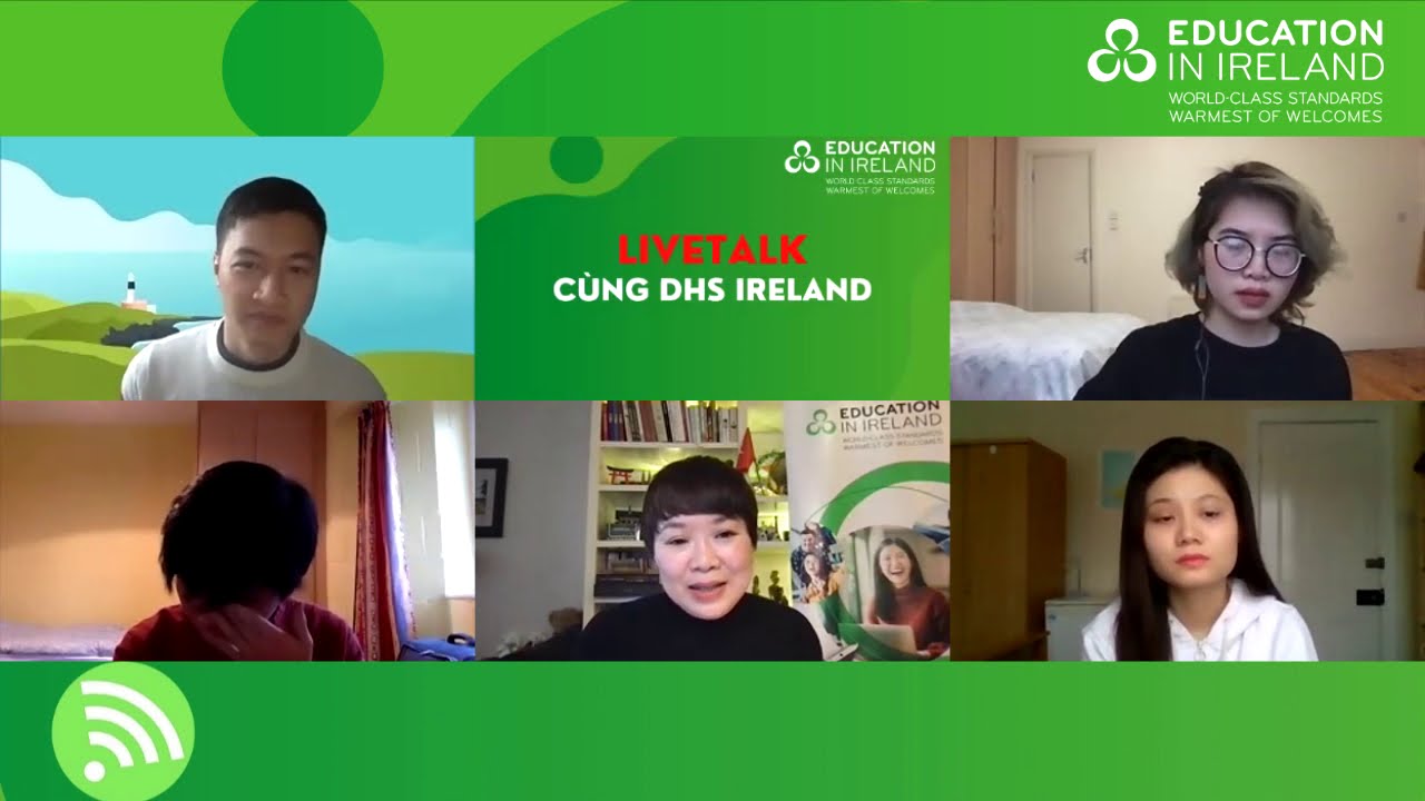 #LiveTalk Học bổng Giáo dục Quốc tế của Chính phủ Ireland 2021 (GOI-IES).
