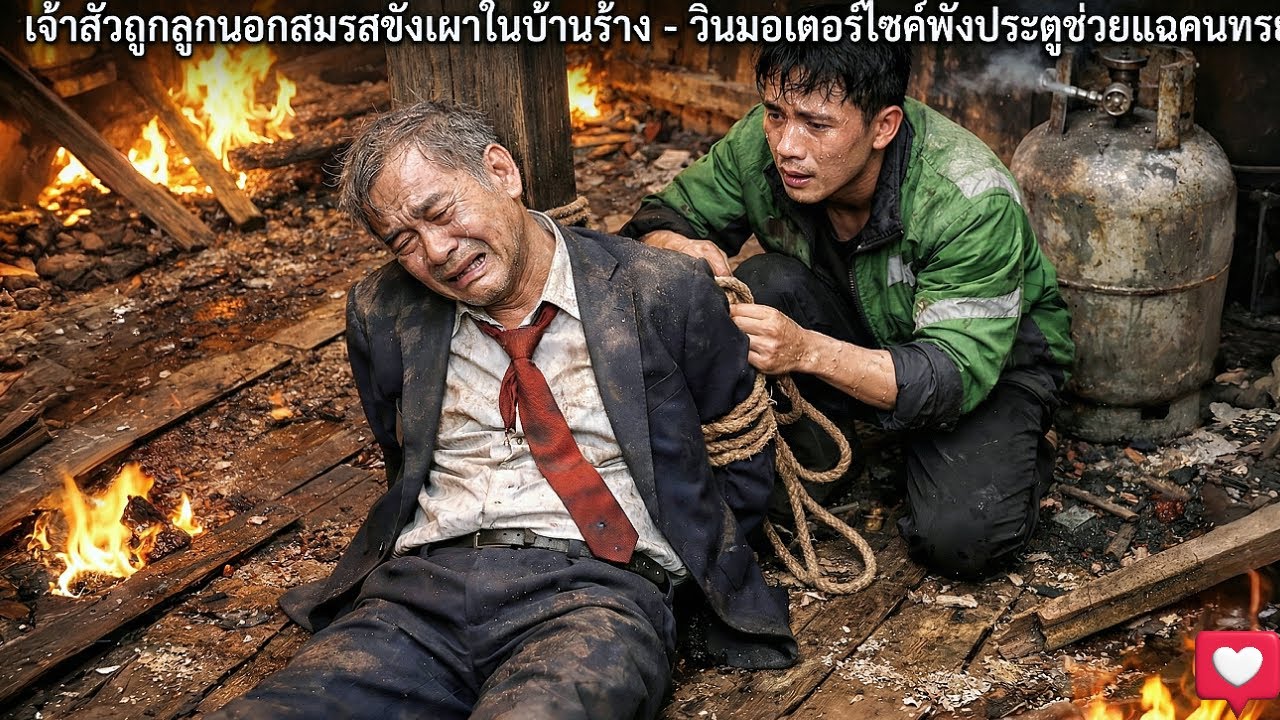 ลูกเลี้ยงใจเหี้ยม! ขังพ่อเศรษฐีเผาทั้งเป็นในบ้านร้าง หนุ่มวินพังประตูช่วยชีวิตปาฏิหาริย์ | กฎแห่งกรร