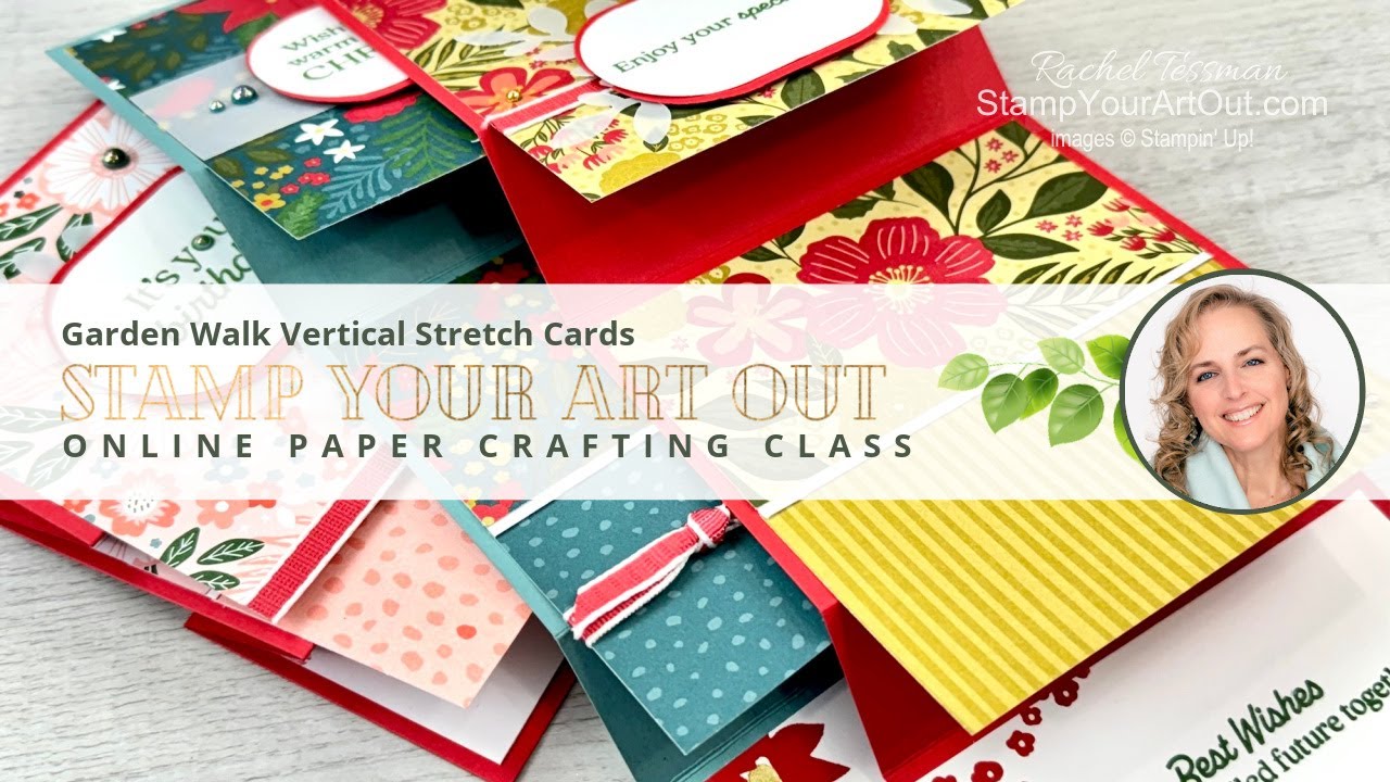 Garden Walk Vertical Stretch Cards