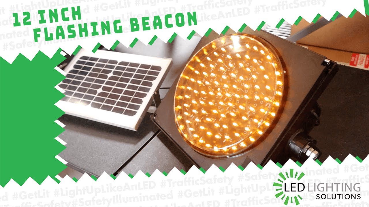 12 inch Flashing Beacon By LED Lighting Solutions