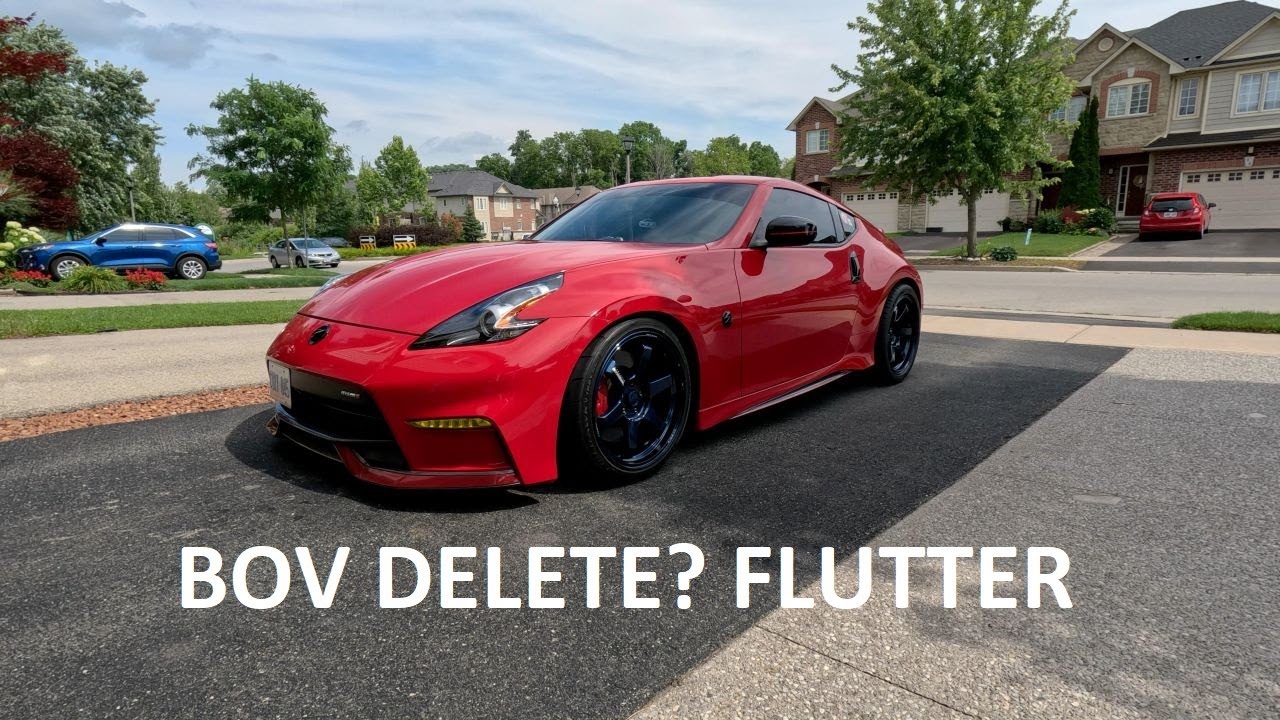 BOV DELETE on my 700HP TURBO NISMO 370Z (CRAZY FLUTTER)