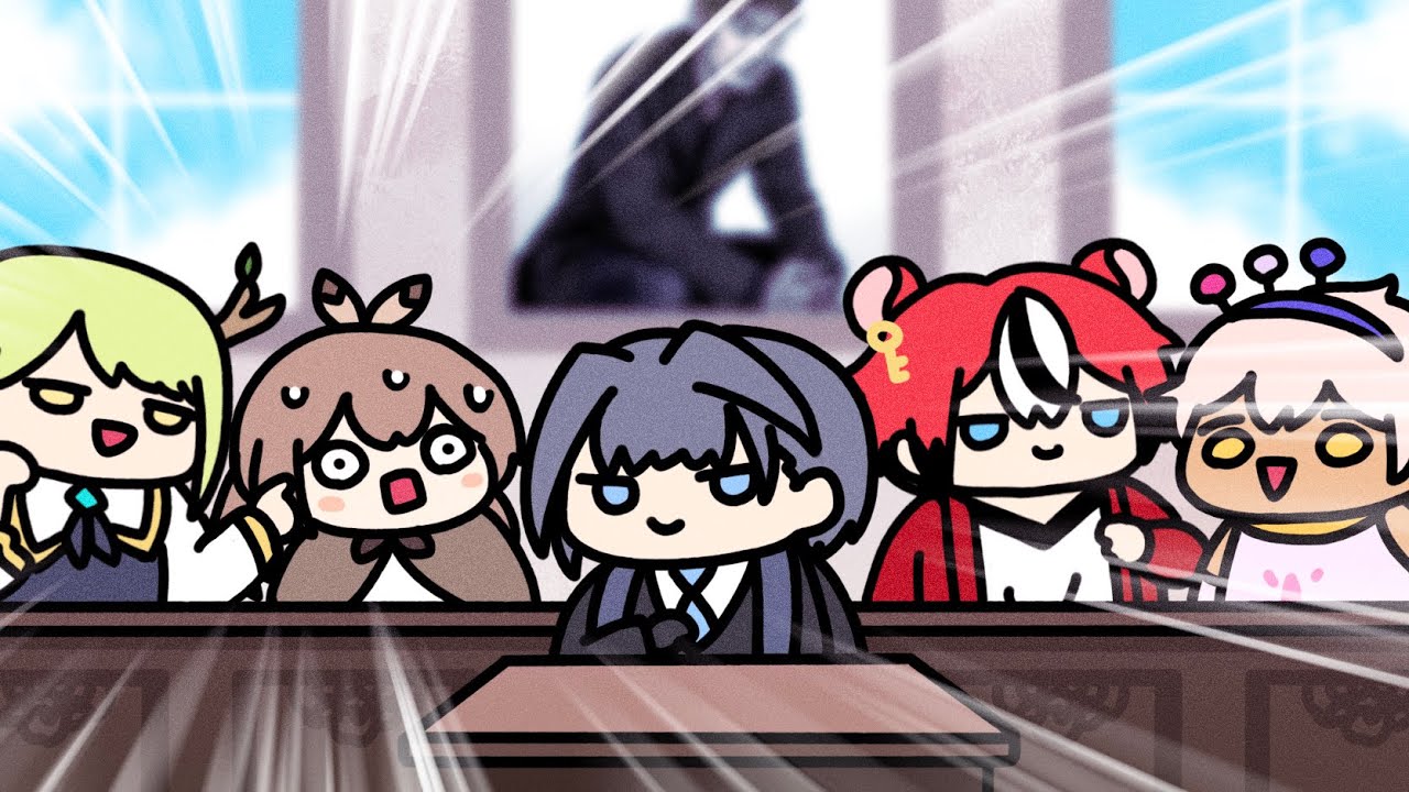 Men only Ministry Meeting but hiding a girl【Hololive Animation｜Council 】