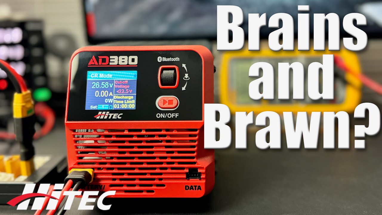 HiTec AD380 LiPo Discharger Pre-Release • A powerful discharger with legit smart features.