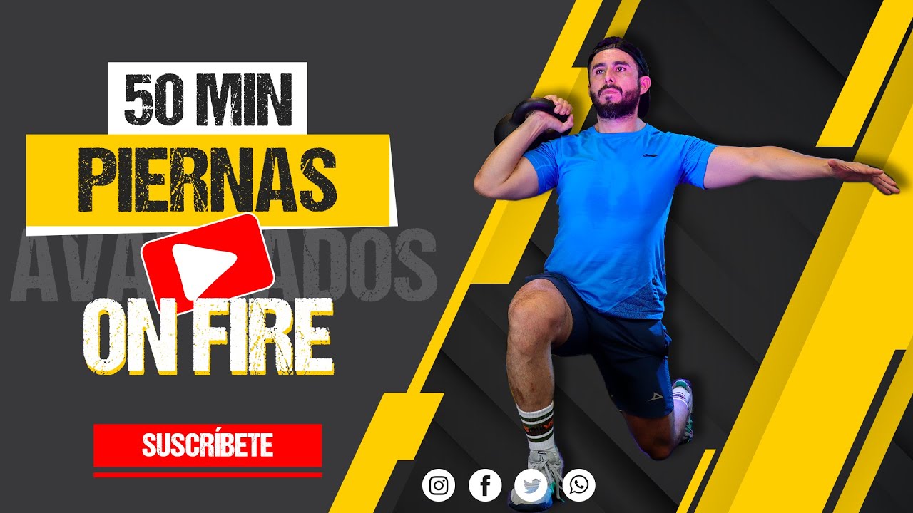 Rutina Brutal de Piernas 🔥 50 Minutos Intensos