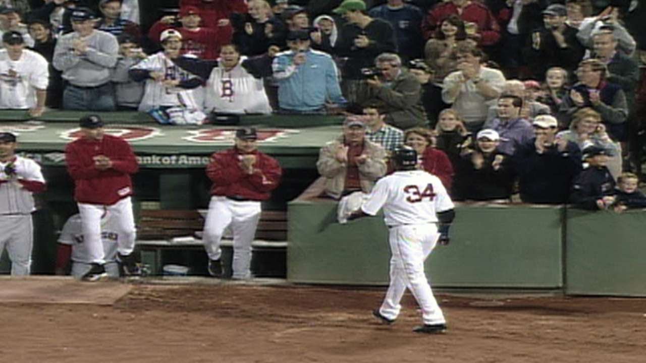 David Ortiz hits his 50th home run of the 2006 season