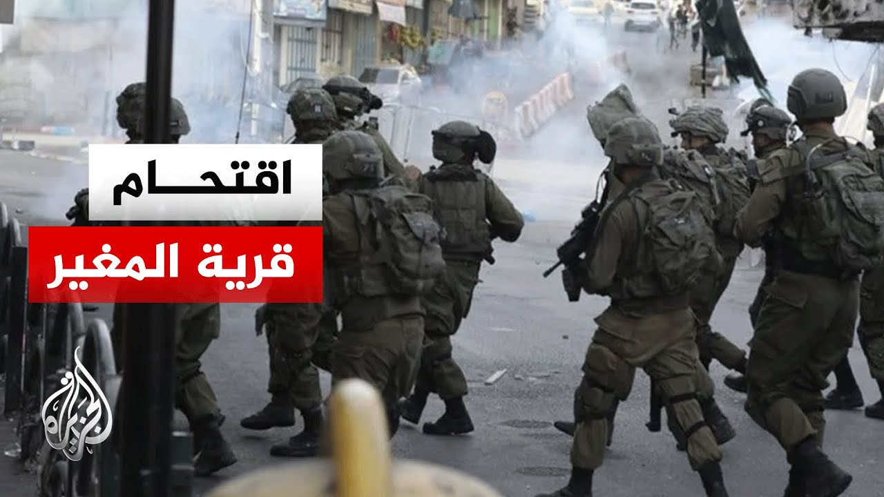 قوات الاحتلال تداهم عشرات المنازل في قرية المغير بقضاء رام الله