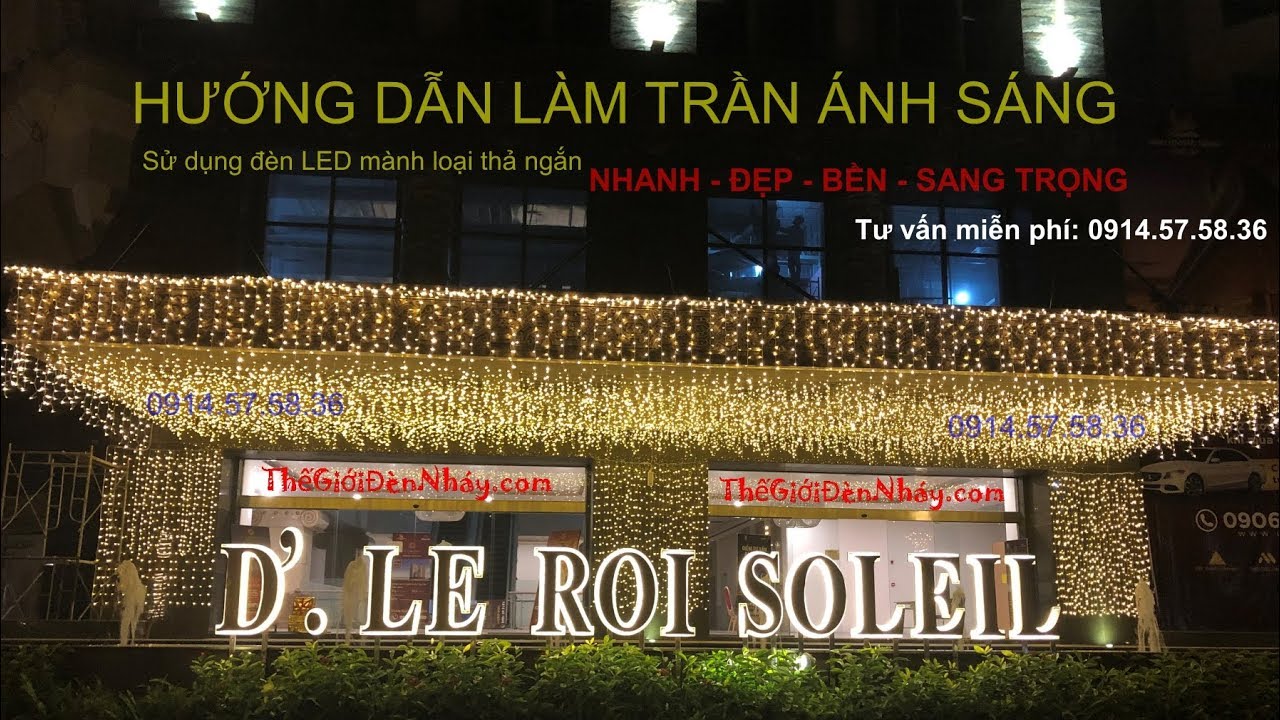 Hướng Dẫn L&agrave;m Trần Thả &Aacute;nh S&aacute;ng ✅ d&ugrave;ng đ&egrave;n m&agrave;nh rủ