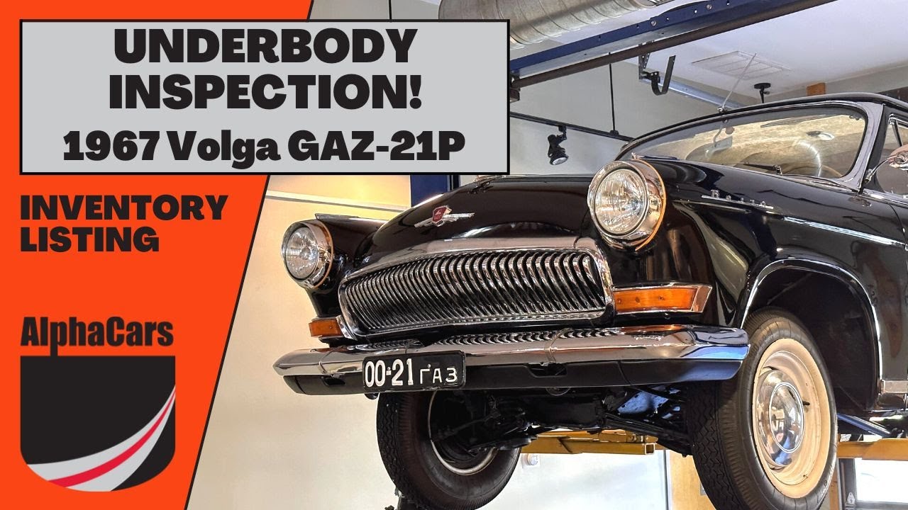 1967 Volga GAZ-21P Deluxe | Underbody Detailed Inspection