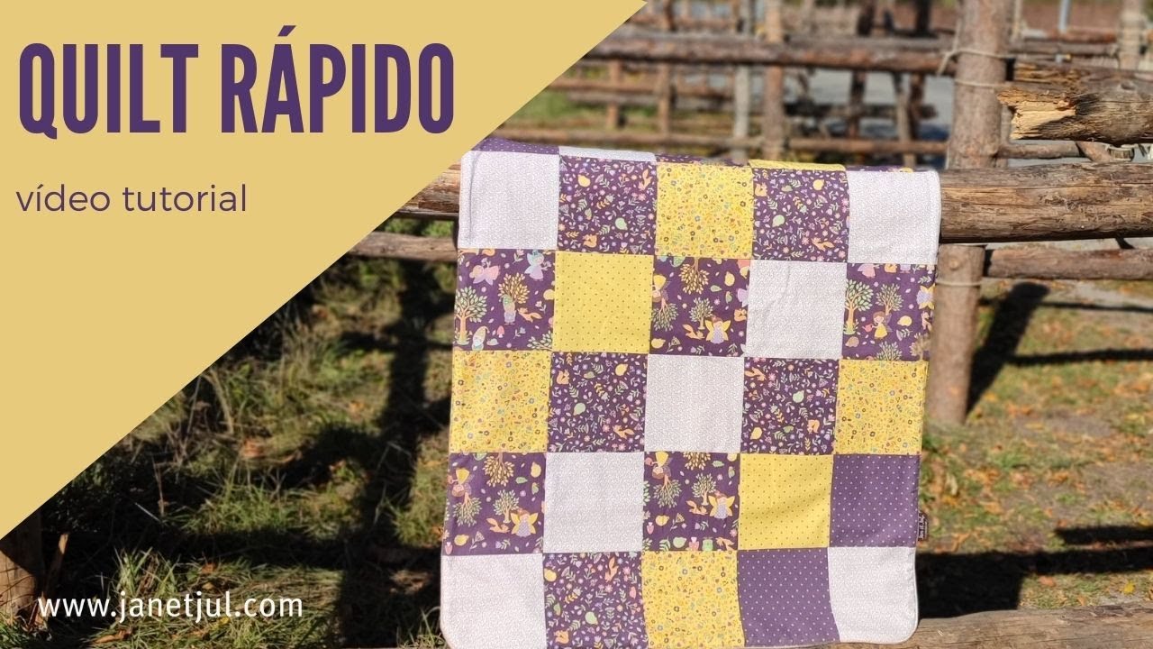 Colcha rápida y sencilla + truco para la trasera súper útil