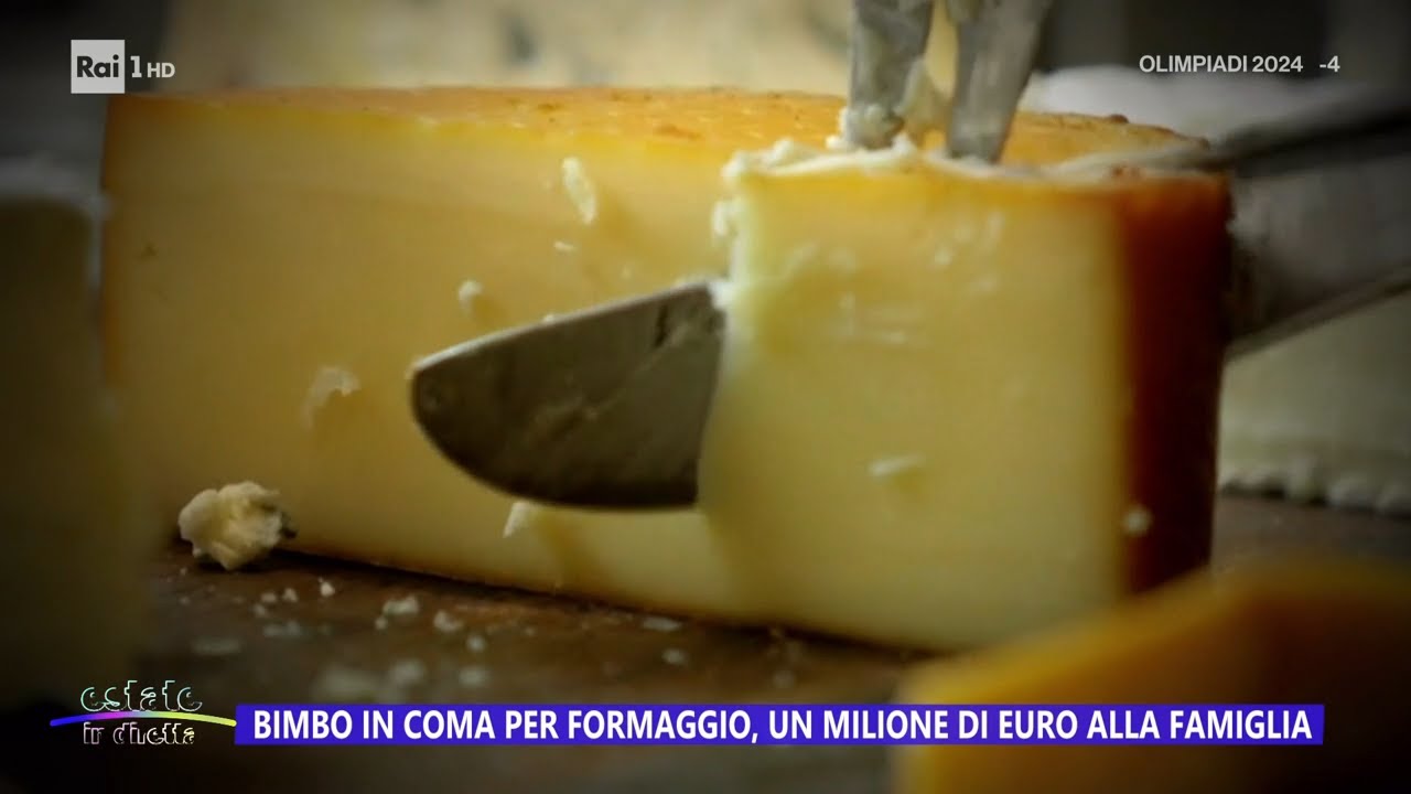 Bimbo in coma per formaggio, un milione di euro alla famiglia - Estate in diretta 22/07/2024