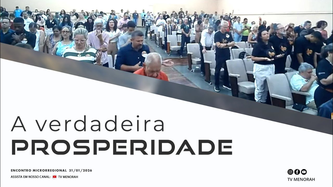 A Verdadeira Prosperidade | Encontro Microrregional Ouro Fino-MG 31/01/2026