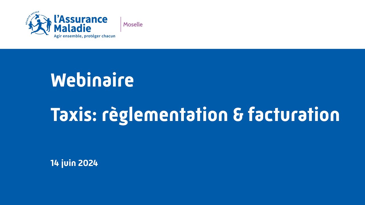 Replay : TAXIS : règlementation & facturation - 14 juin 2024