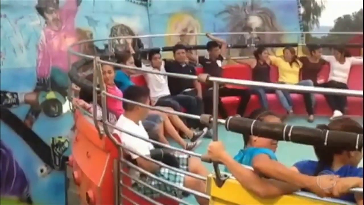 Estudante é arremessado de brinquedo de parque de diversões em Itabira (MG)