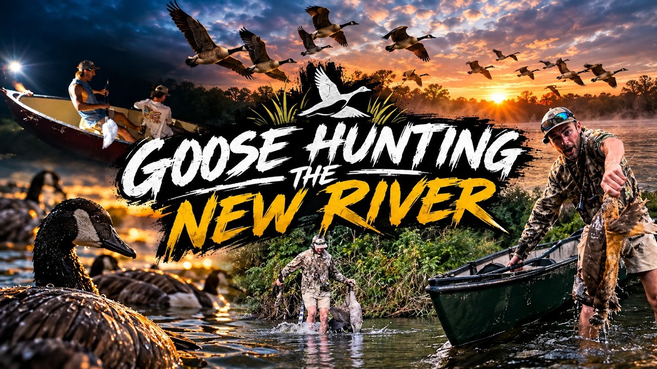 Early season goose hunt vlog: hunting the new river.