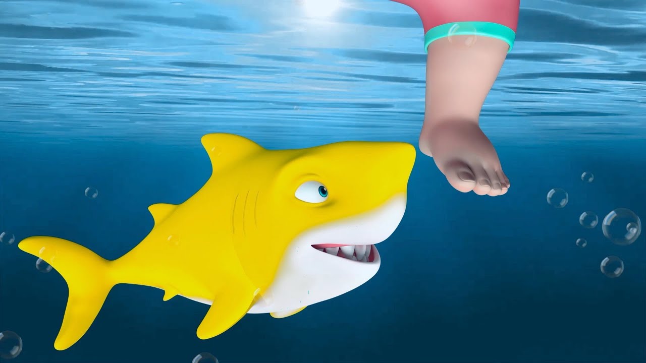 Baby Shark Doo Doo Doo Doo 🦈 Nursery Rhymes & Kids Songs | Shark Videos for Kids 🎵