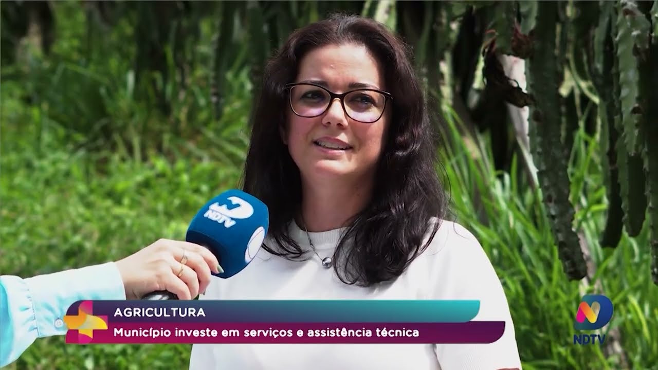 Agricultura: município investe em serviços e assistência técnica.