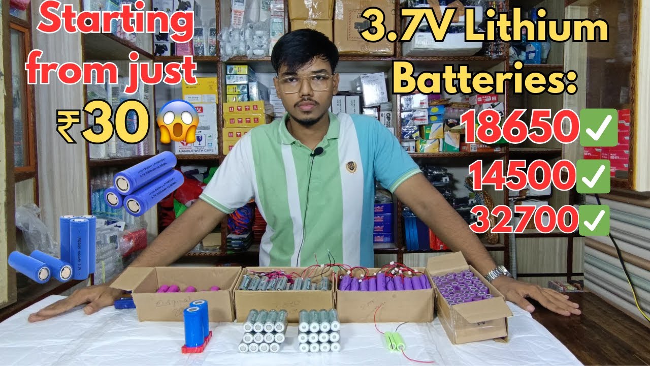 18650 Lithium Batteries starting at just ₹30😱 | 3.7V Lithium Batteries ALL TYPES | ROYAL ELECTRONICS