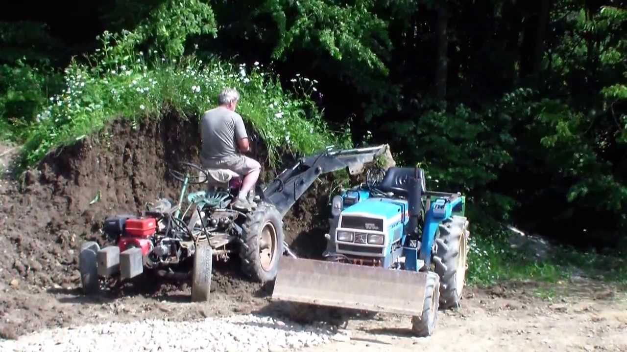 Bagrování podkopem MATENG BH 6600,motor HECHT 13 hp