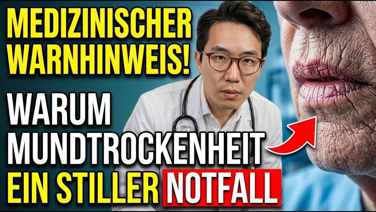 AKUTER MEDIZIN-ALARM! Mundtrockenheit kann tödlich enden