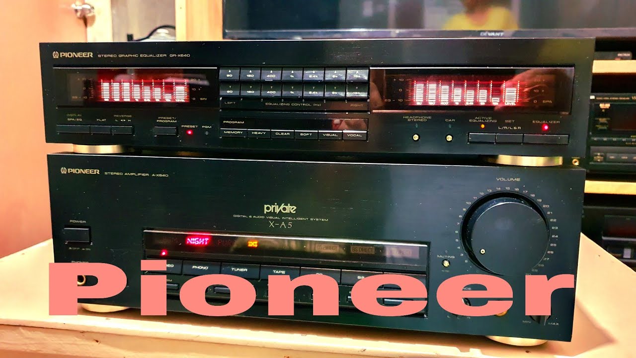 Pioneer private 2layer amplifier equalizer