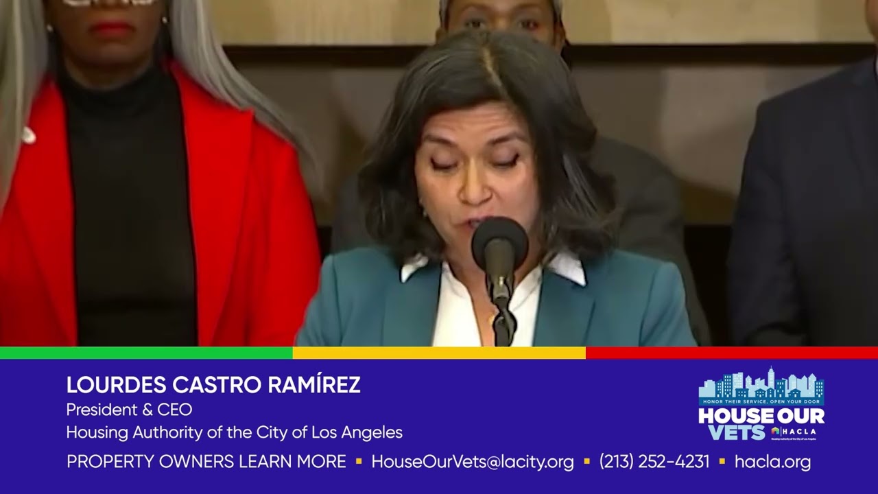 HACLA President & CEO Lourdes Castro Ramirez on House Our Vets