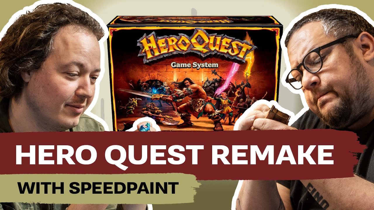 Speedpainting the New Hero Quest Remake