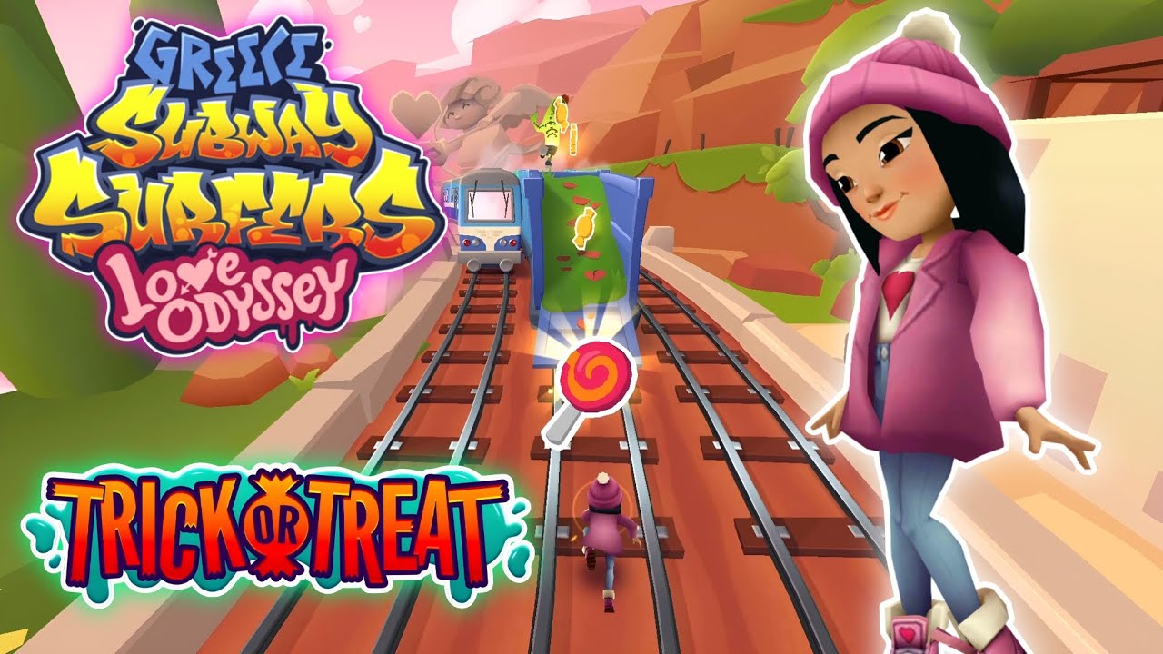 SUBWAY SURFERS TRICK OR TREAT IN GREECE LOVE ODYSSEY 2024 || SUBWAY SURFERS VANCOUVER 2024