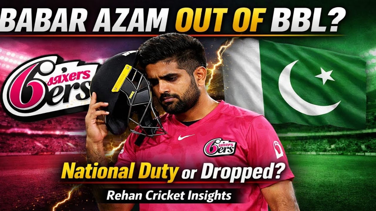 Babar Azam Out of BBL Final! 😱 PCB Ka Bara Faisla | Babar Azam Bad News for Sydney Sixers