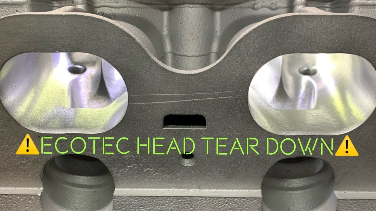 Disassembling an Ecotec cylinder head-LSJ