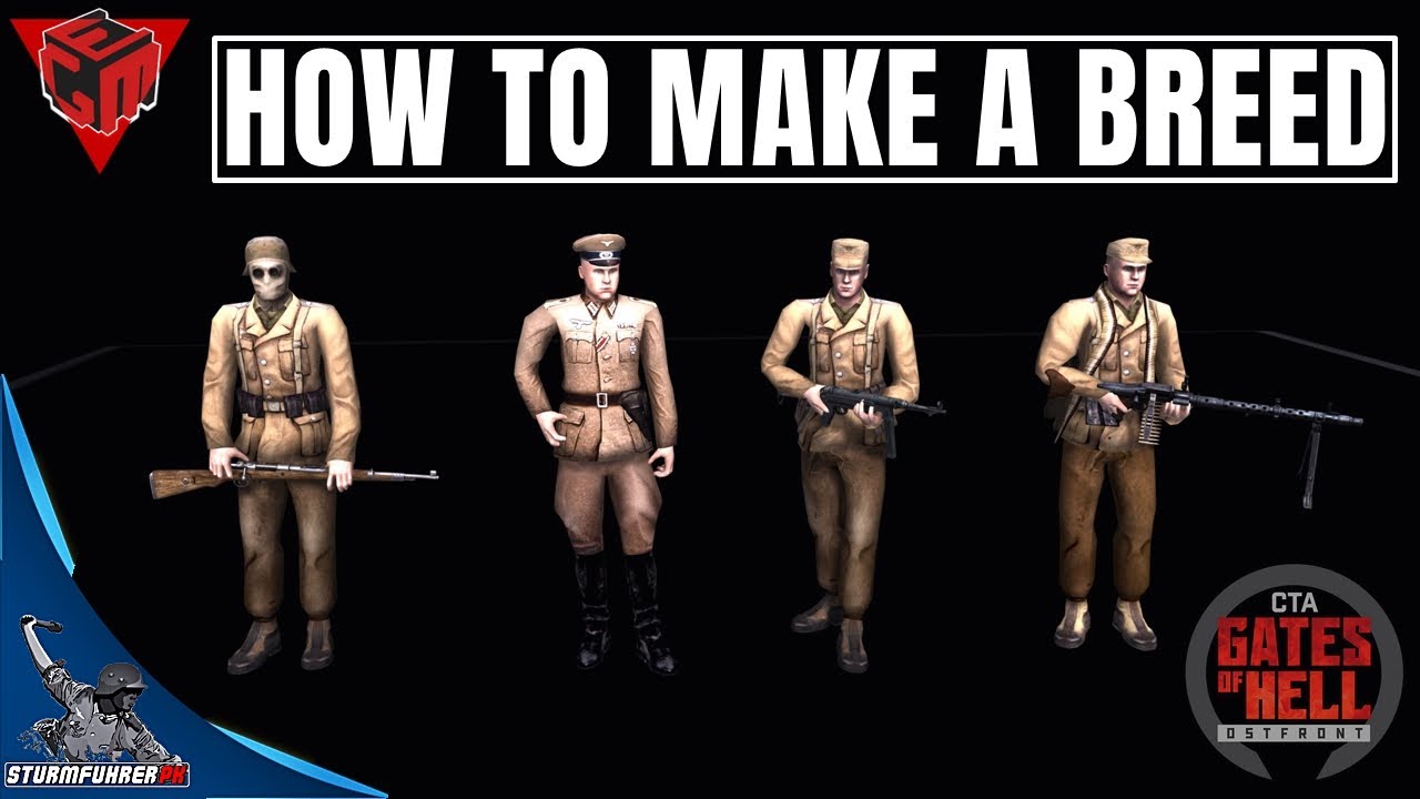 How to make a breed in Gates of Hell: Ostfront | Gem Editor Tutorial